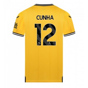 Maillot de foot Wolves Matheus Cunha #12 Domicile 2023-24 Manches Courte